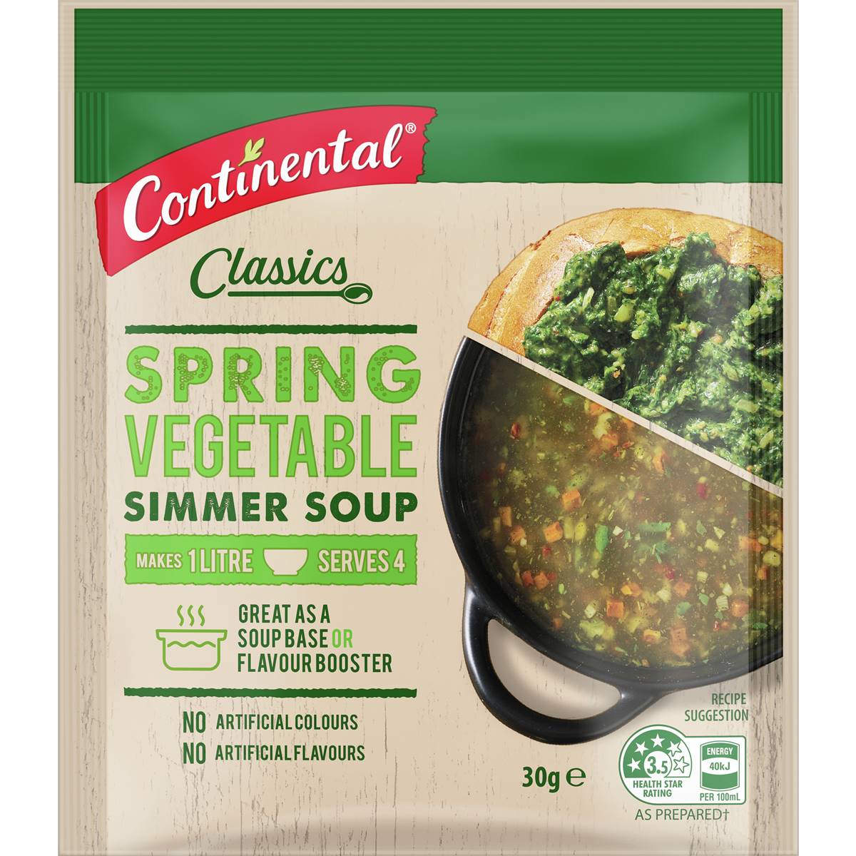 Continental Soup Spring Vegetable 30g