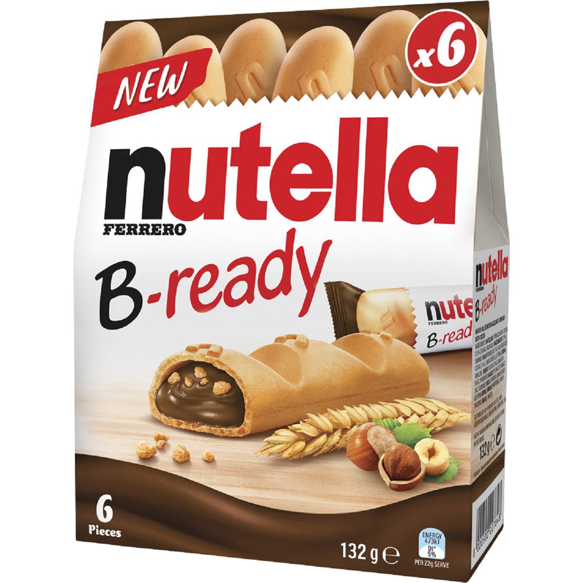 Nutella Biscuit B-Ready 132g