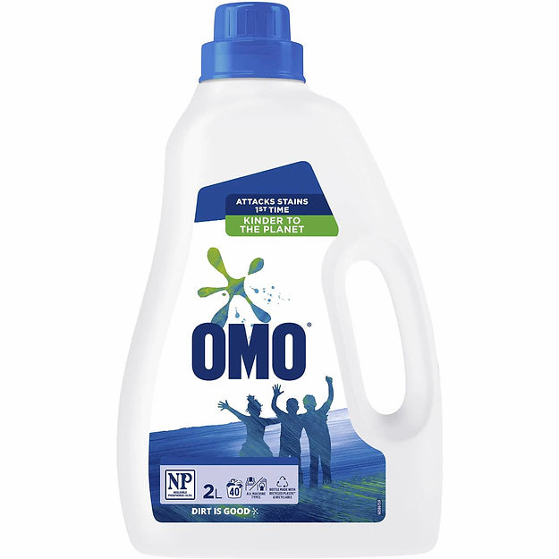 OMO Laundry Liquid Front & Top  Active Clean 2L