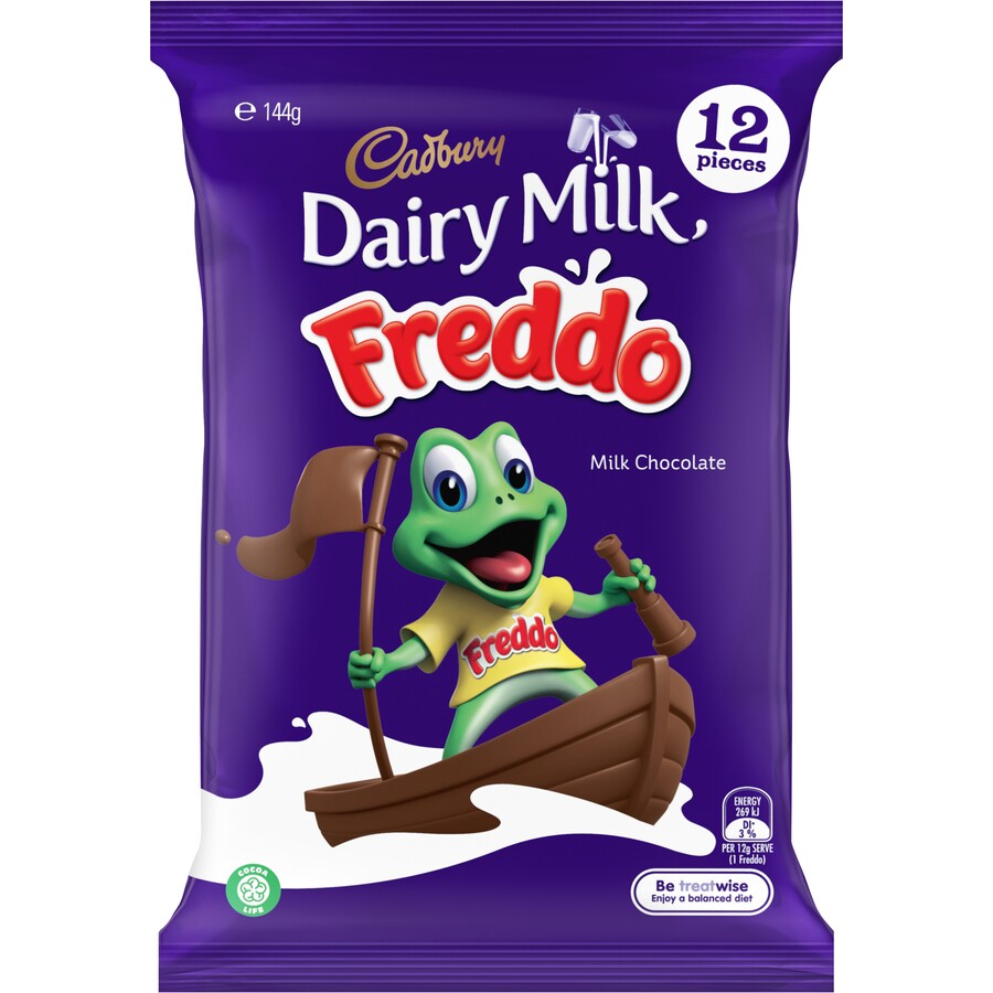 Cadbury Share Pack Dairy Milk Freddo 12pk 144g
