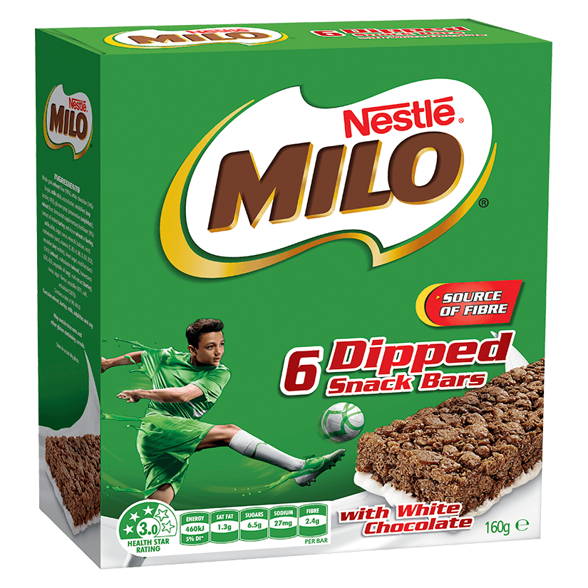 Nestle Milo Dipped Snack Bar With Milk 160g