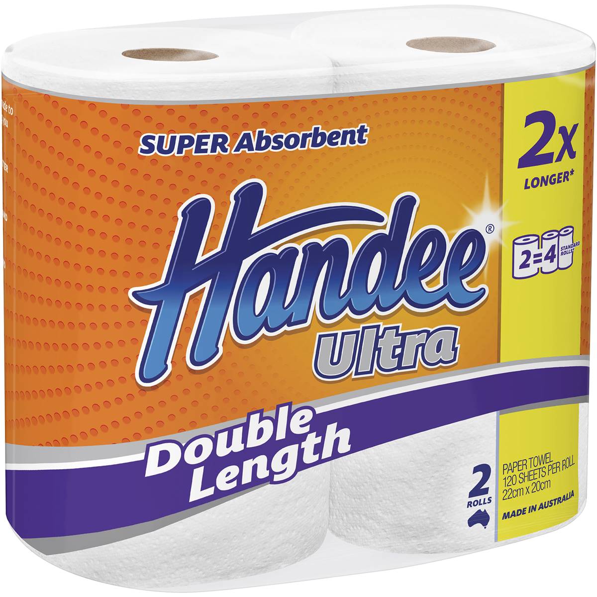 Handee Ultra Paper Towel Double Length 2pk