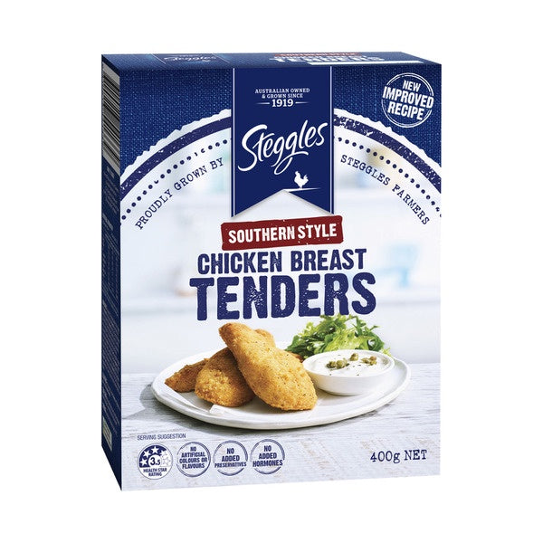 Steggles Chicken Tenders Southern 400g
