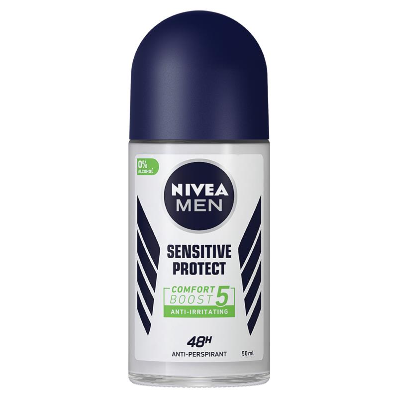 Nivea Mens Roll On Deodorant Sensitive Protect 50ml