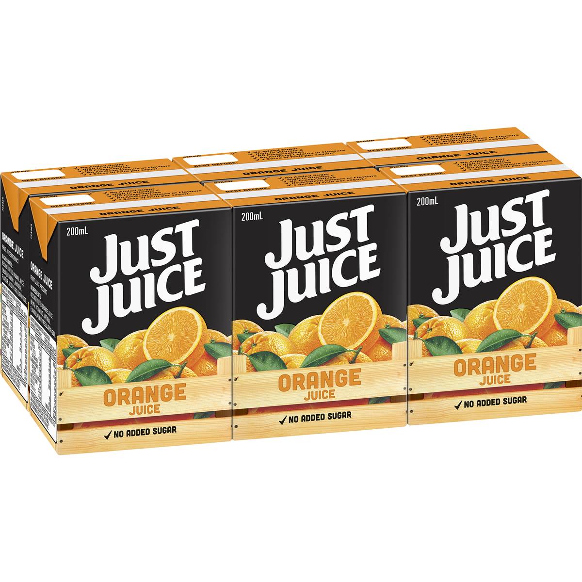 Just Juice Orange Popper 6 x 200ml