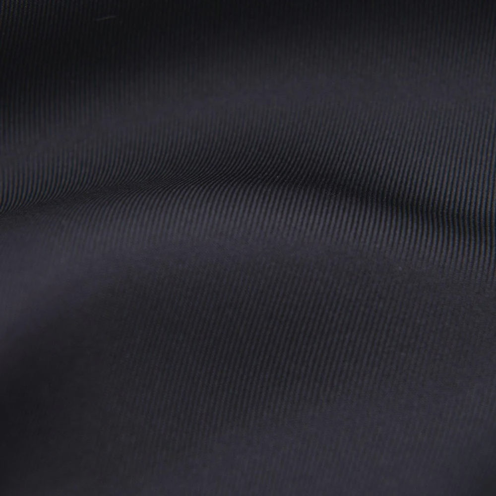 Black 70cm Twill Silk Scarf