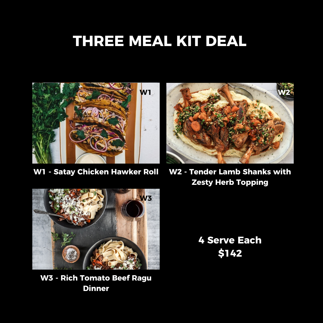 3 Meal Kit Deal - Save $15