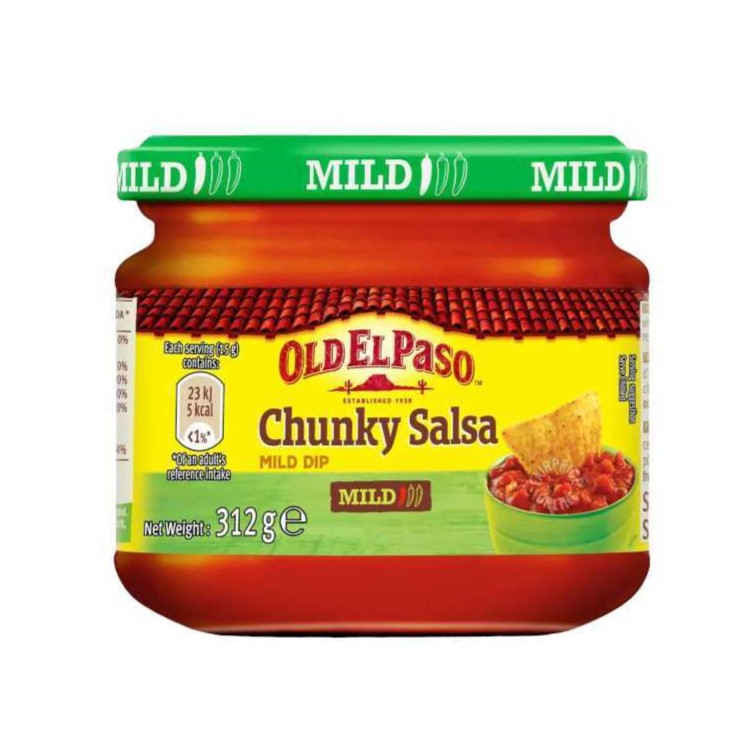 Old El Paso Dip Chunky Salsa Mild 312g