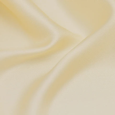 Vanilla 50cm Habatai Silk Scarf