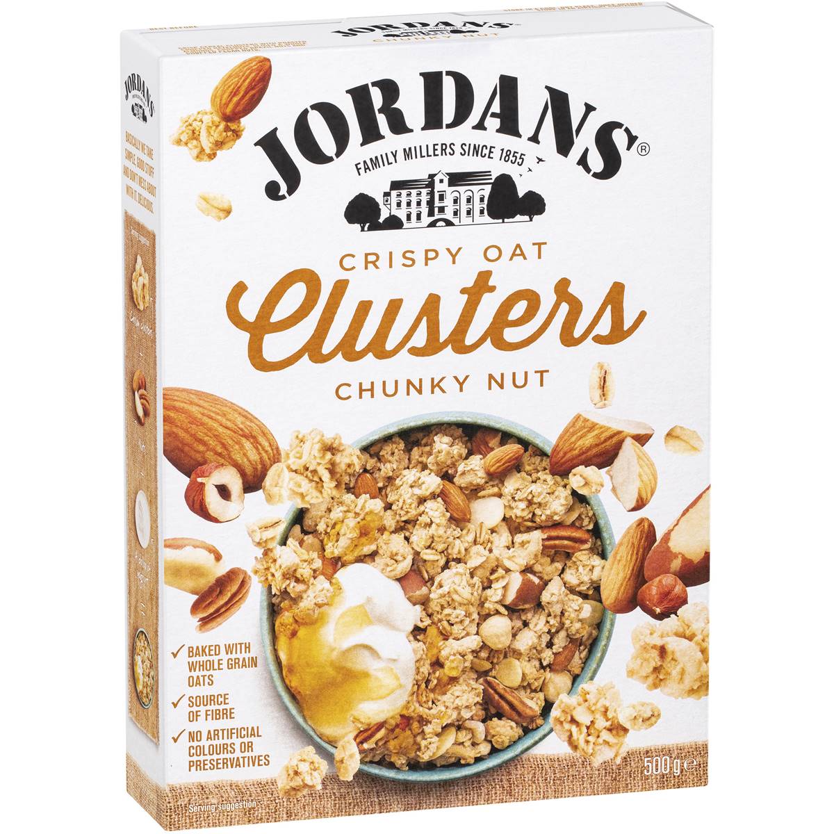 Jordans Oat Clusters Chunky Nut 500g