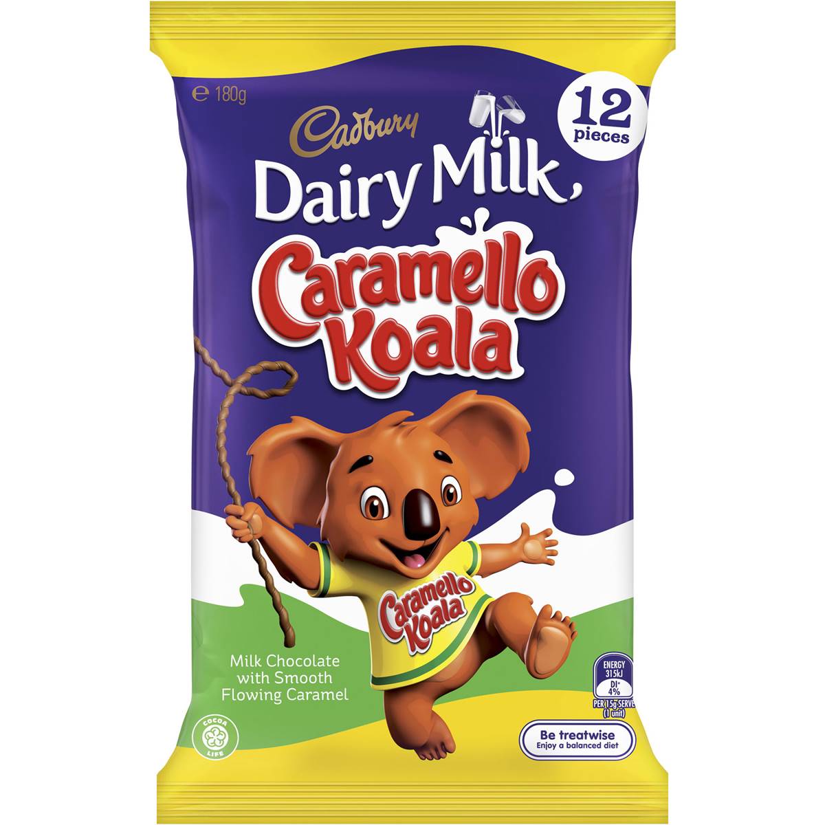 Cadbury Share Pack Caramello Koala 12pk 180g