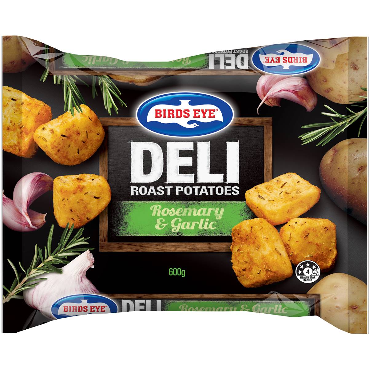 Birds Eye Deli Rosemary Garlic Roast Potatoes 600g