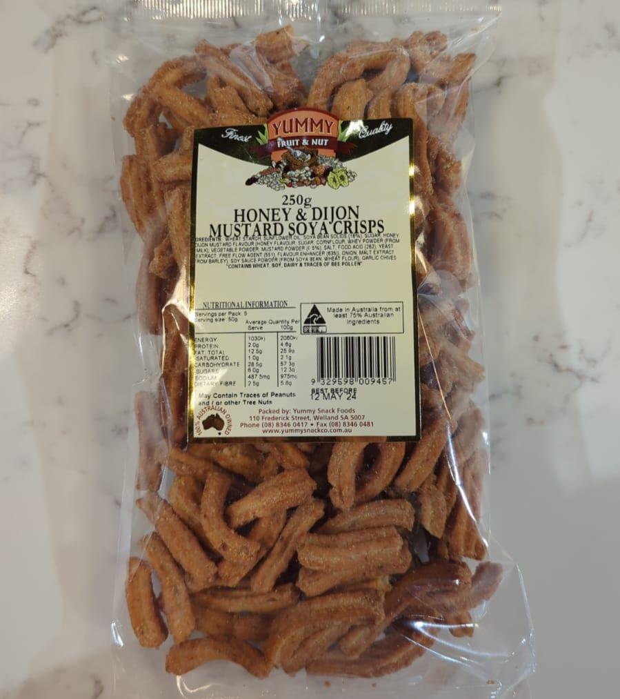 Honey & Dijon Mustard Soya Crisps 250g
