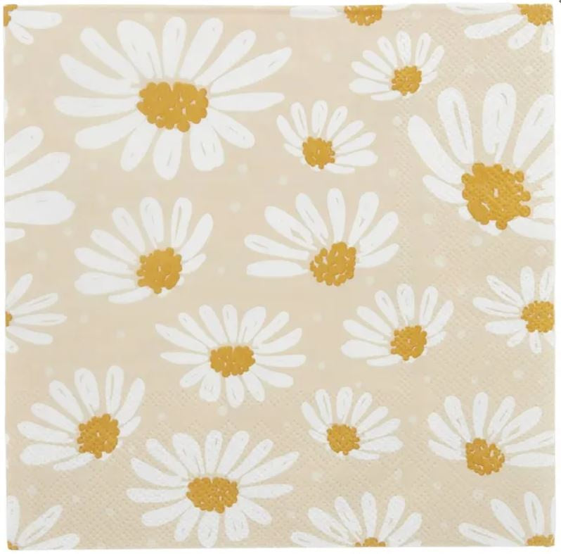 Assemble Daisy Lunch Napkins 20pk