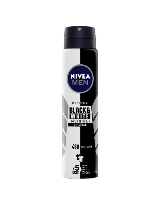 Nivea Deodorant Mens Invisible Power 250ml