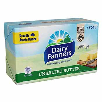 Dairy Farmers Unsalted Butter 500g
