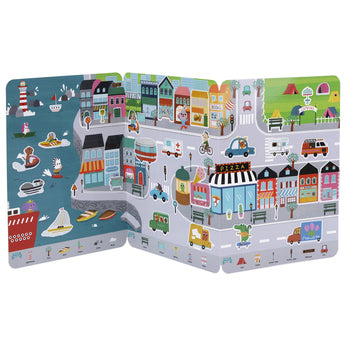 Silicone Sticker Book - Busy City