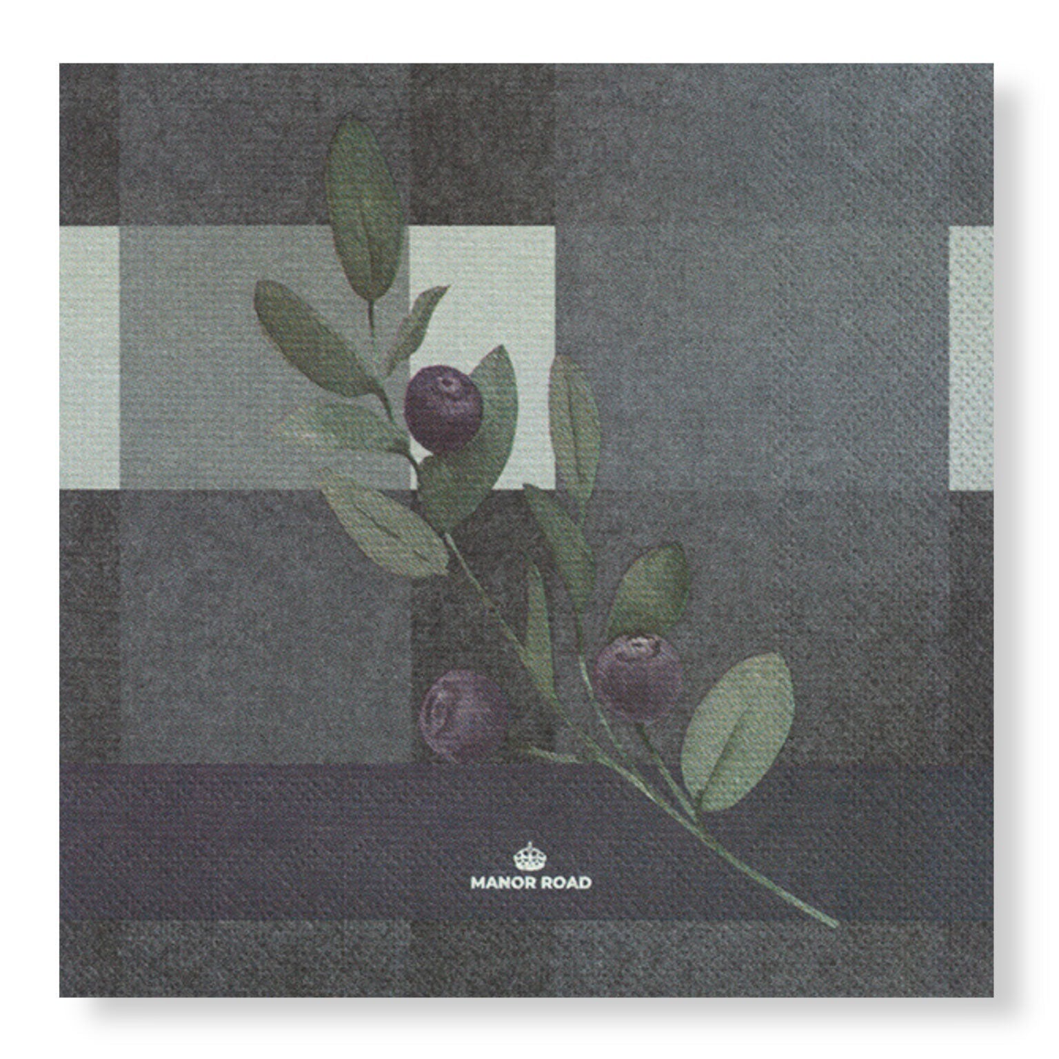 Manor Road Blueberry Burst Dinner Napkins 20pk