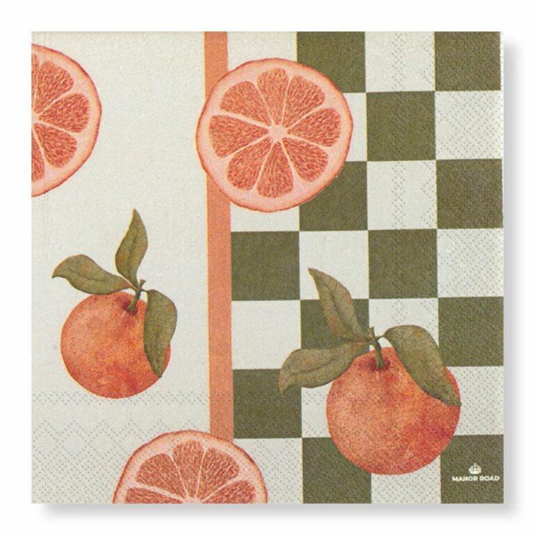 Manor Road Mimosa Cocktail Napkins 20pk