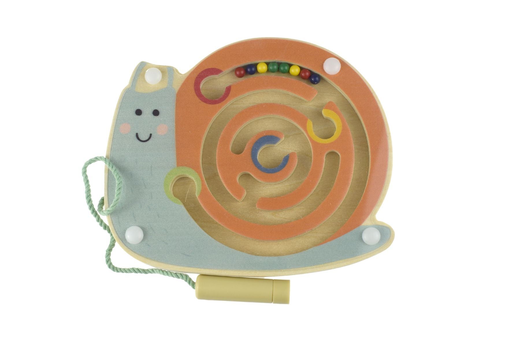 Wooden Magnetic Maze- Snail