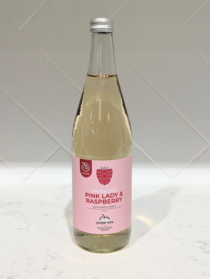 Summer Snow Pink Lady & Raspberry Sparkling Juice 750ml