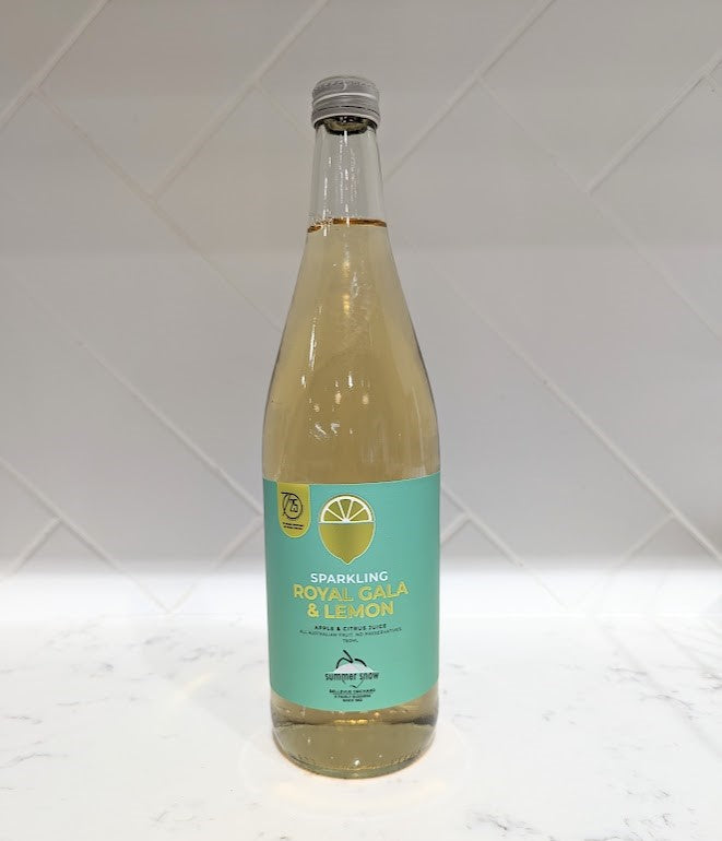 Summer Snow Apple & Lemon Sparkling Juice 750ml