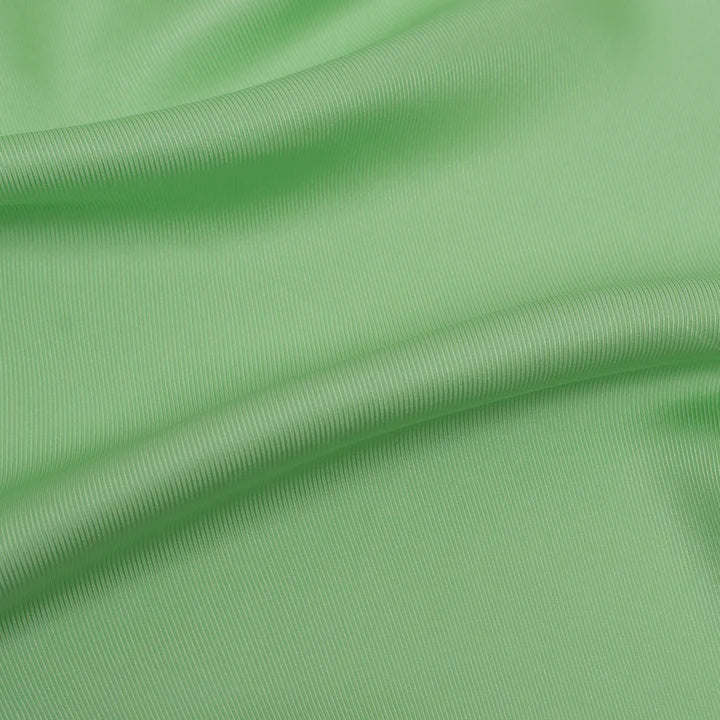 Paradise Green 70cm Ribbed Silk Scarf