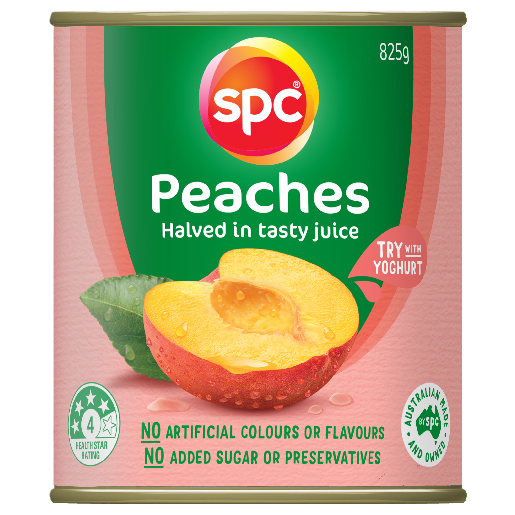 SPC Peach Halves 825g