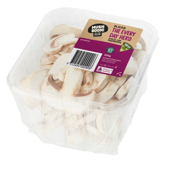 Sliced Mushrooms Pk 200g - SYD