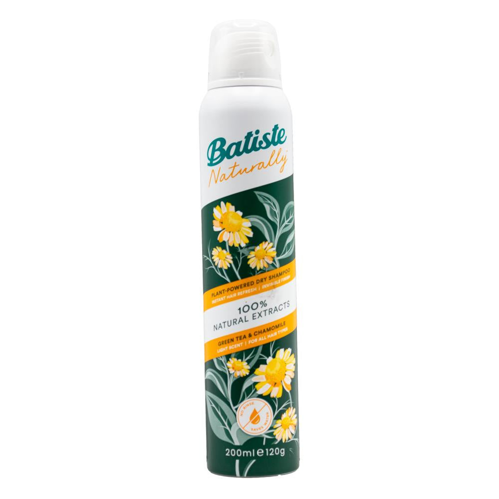 Batiste Dry Shampoo 100% Natural Green Tea 200ml