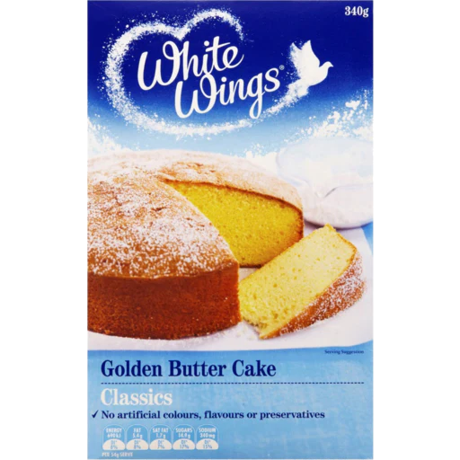 White Wings Golden Buttercake Mix 340g