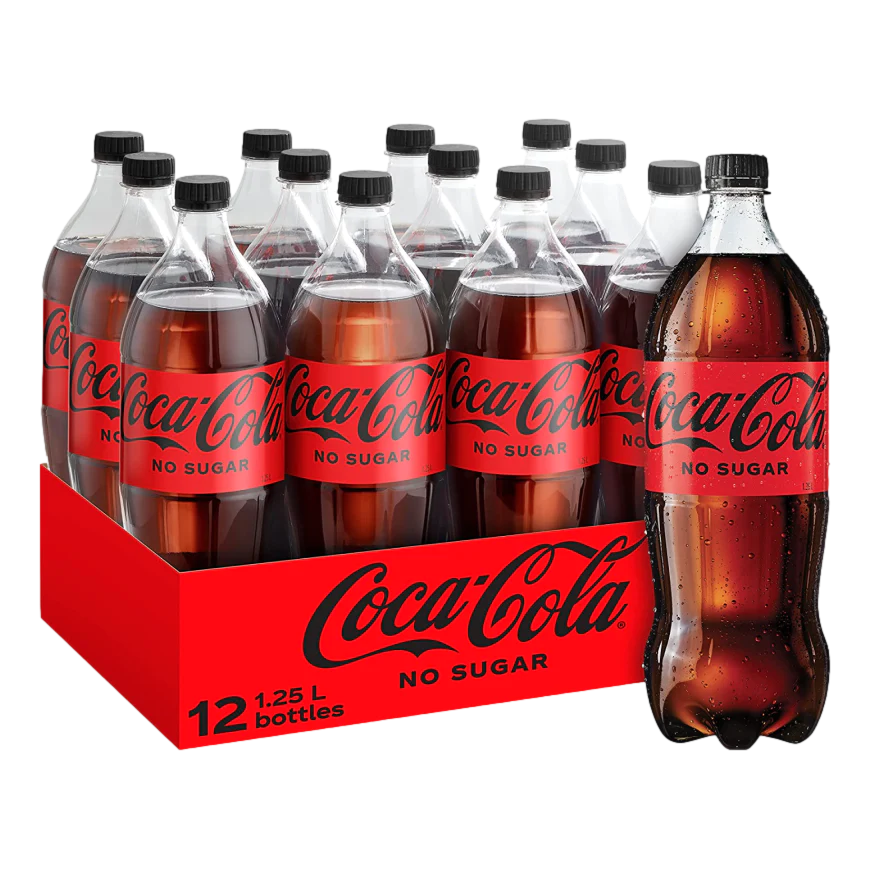 Coca-Cola No Sugar 1.25L x 12 (Box)