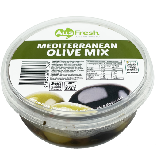 AusFresh Mediterranean Olive Mix 150g