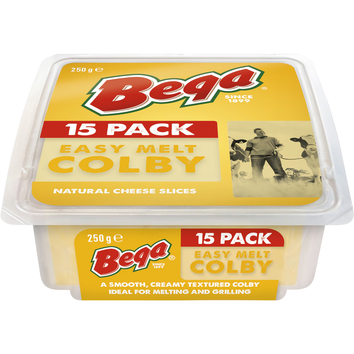 Bega Colby Cheese Slices 250g 15pk