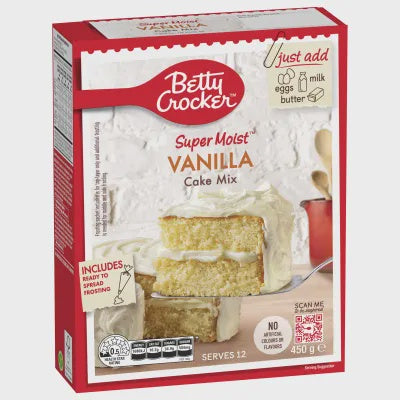 Betty Crocker Vanilla Cake Mix 450g