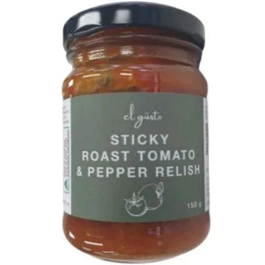 El Gusto Sticky Roast Tomato & Pepper Relish 150g