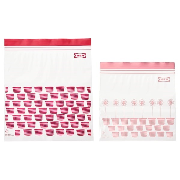 Istad Zip Lock Bags 2.5L/1.2L 50pk