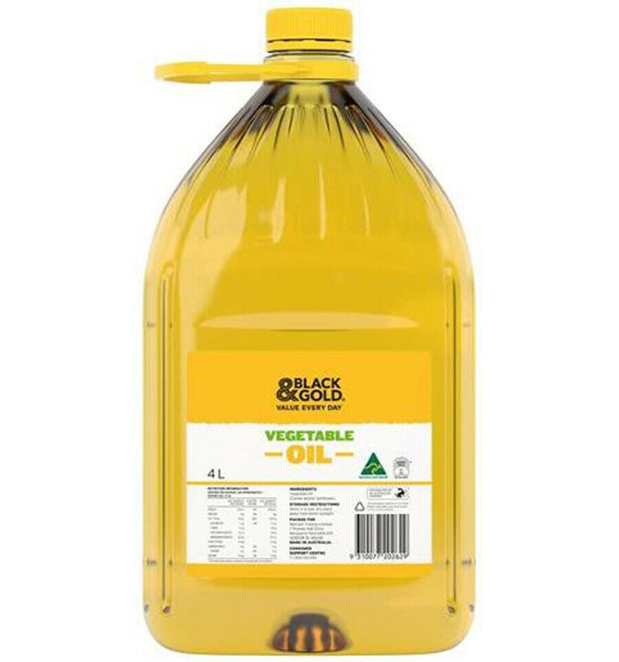 Black & Gold Vegetable Oil 4L