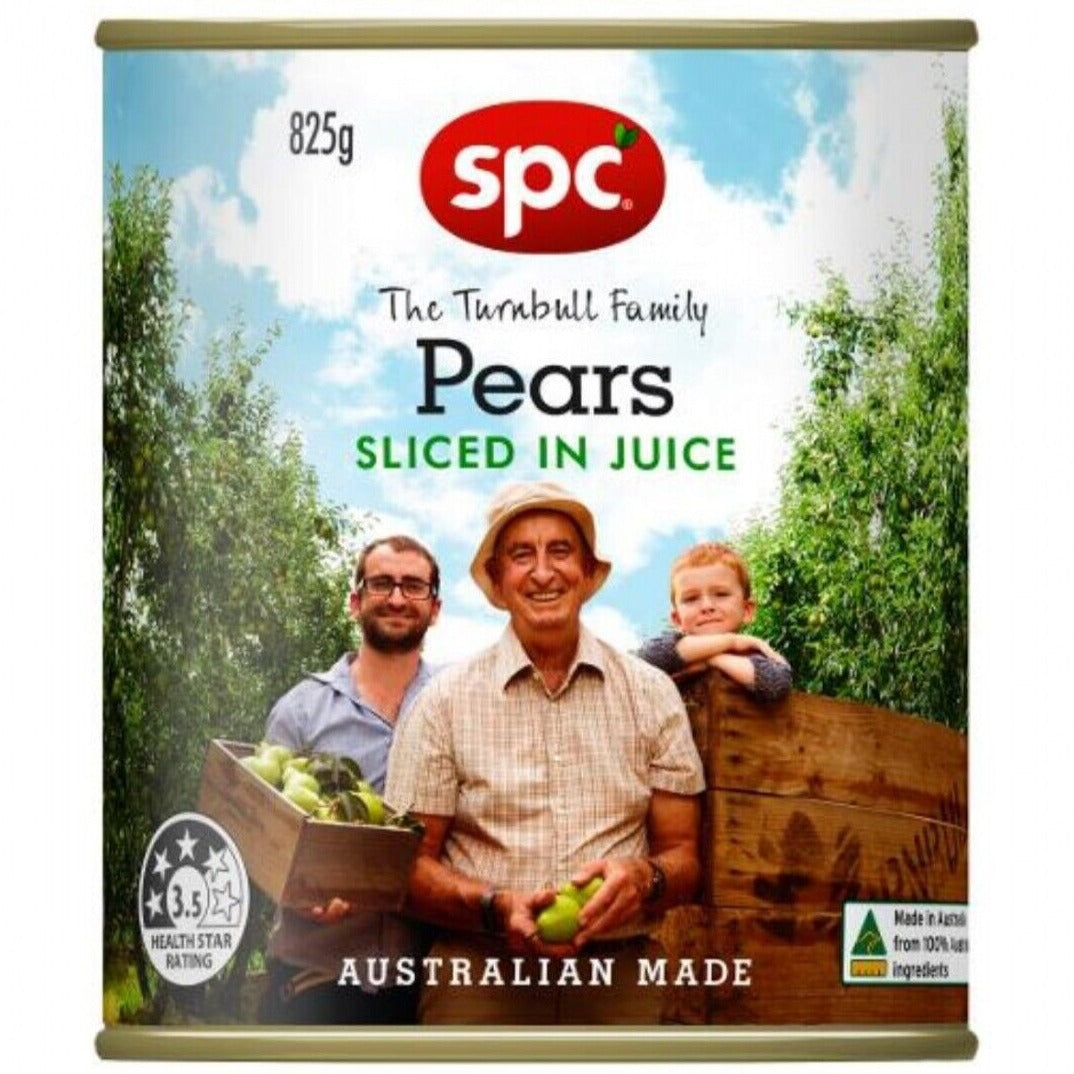 SPC Pear Slices in Juice 825g
