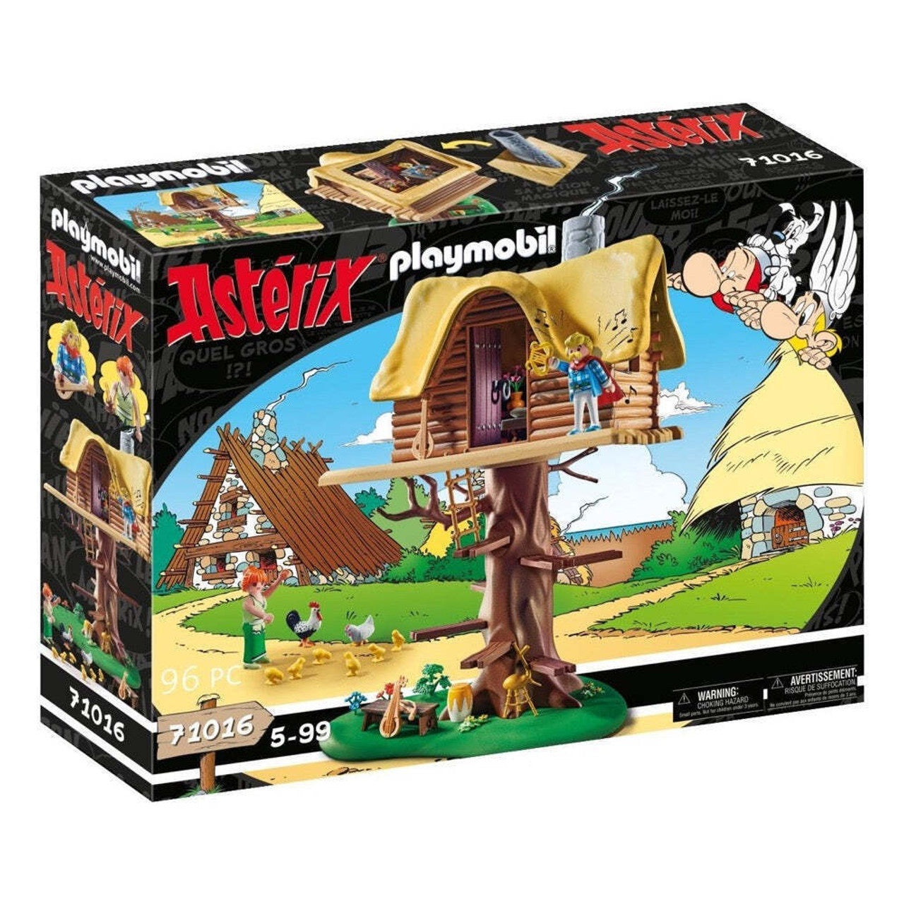 Playmobil - Asterix Cacofonix with Tree House