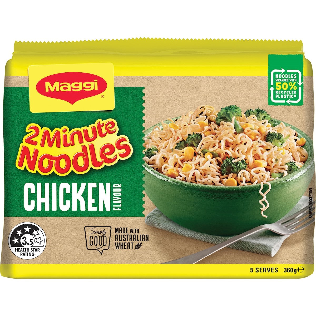 Maggi 2 Minute Noodles Chicken 5x72g