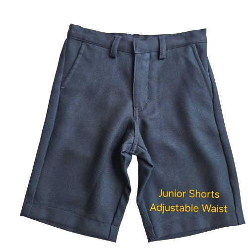 Shorts Junior Navy - Adjustable Waist