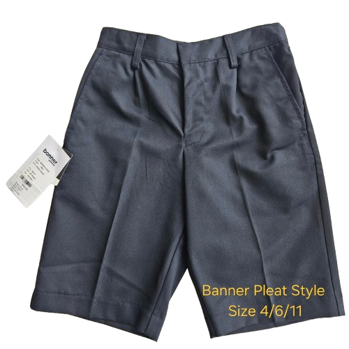 Shorts Junior Navy - Adjustable Waist