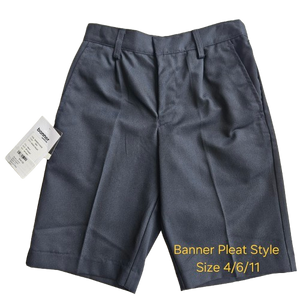 Shorts Junior Navy - Adjustable Waist
