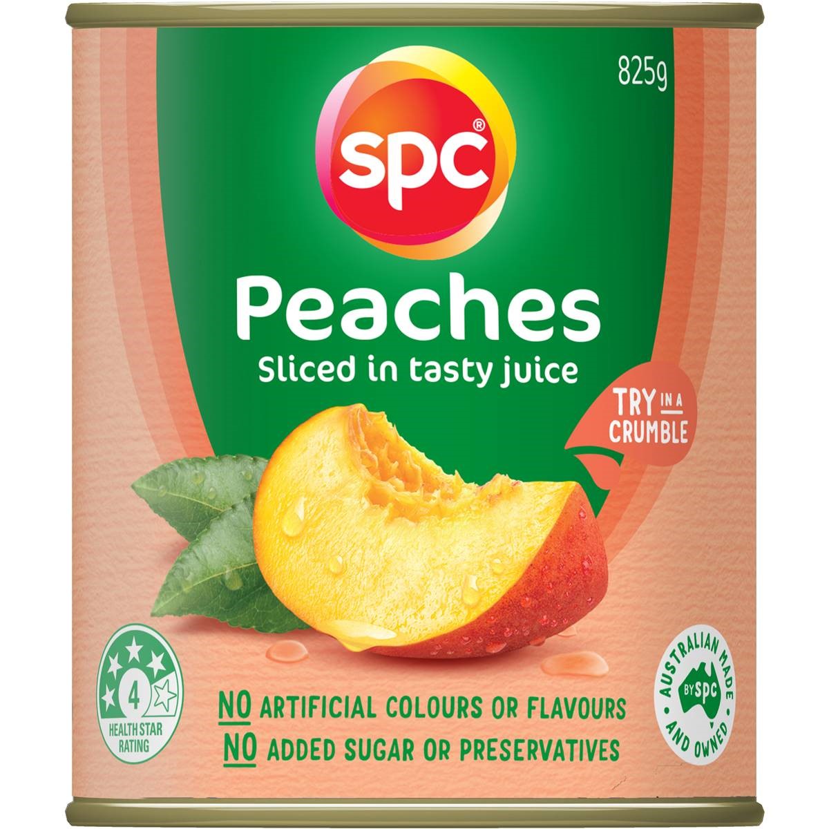 SPC Sliced Peaches 825g