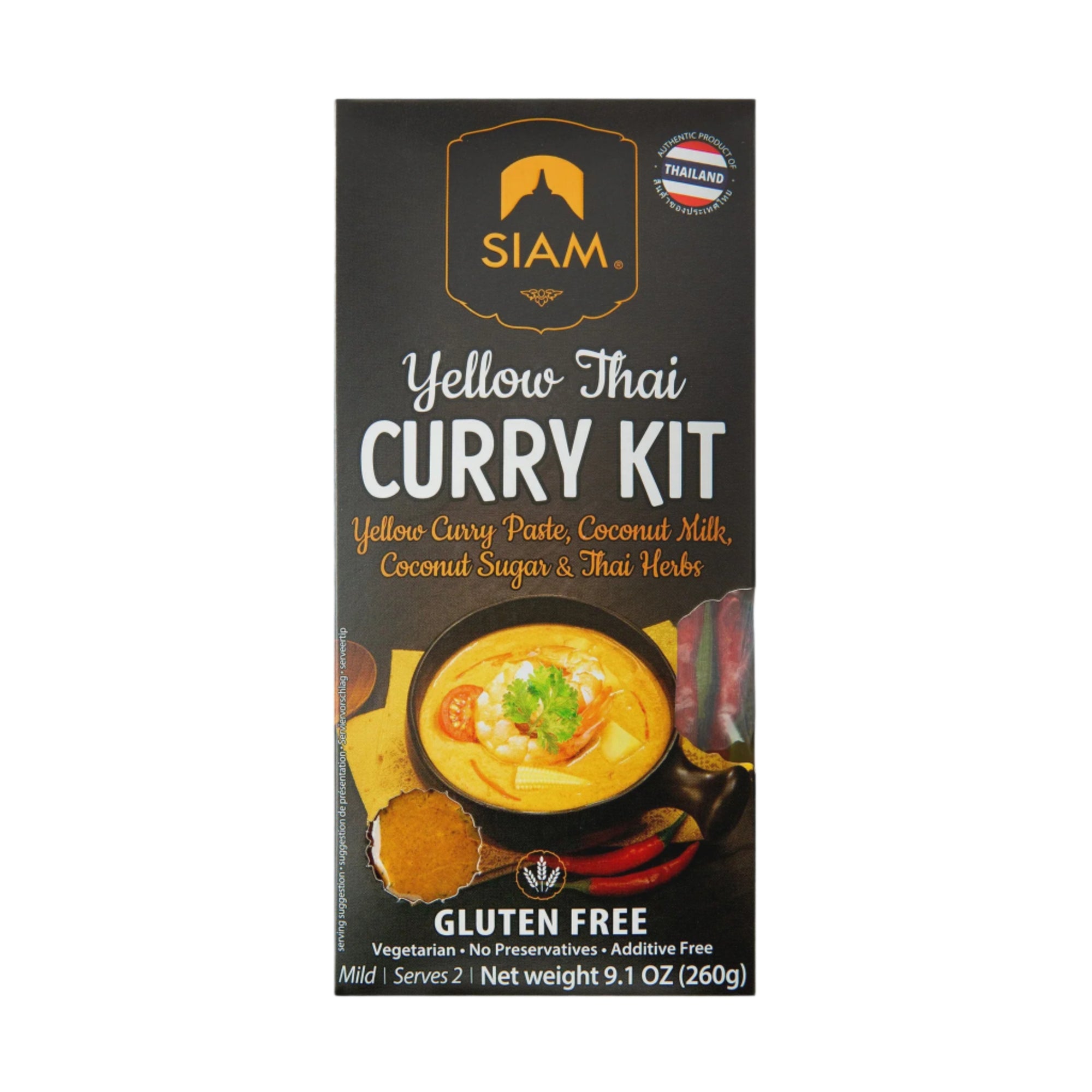 Siam Yellow Thai Curry Kit 260g