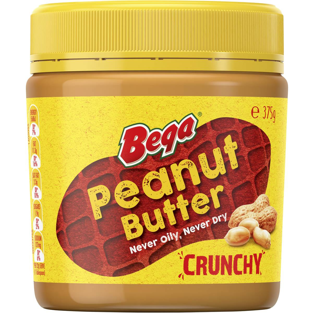 Bega Peanut Butter Crunchy 375g