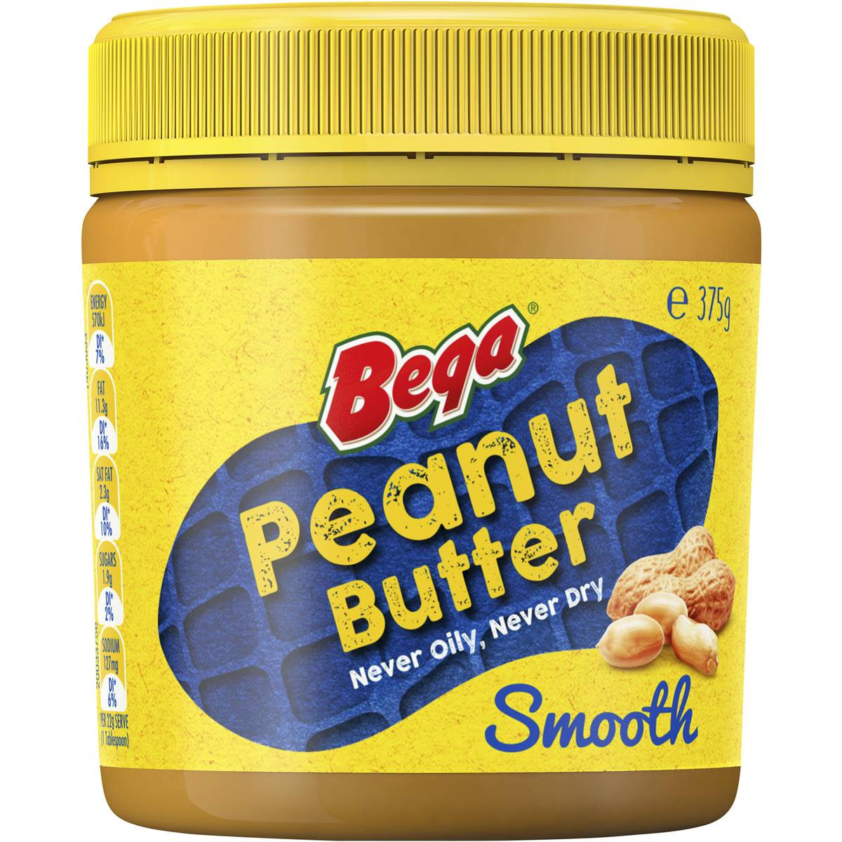 Bega Peanut Butter Smooth 375g
