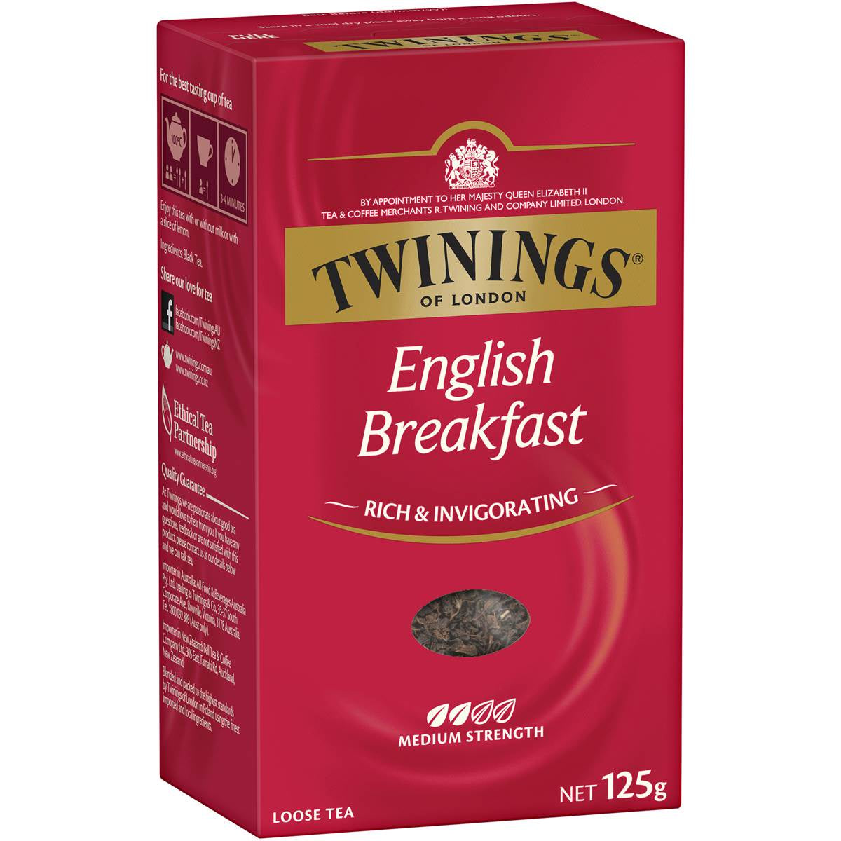 Twinings Tea  Leaves English Breakfast 125g