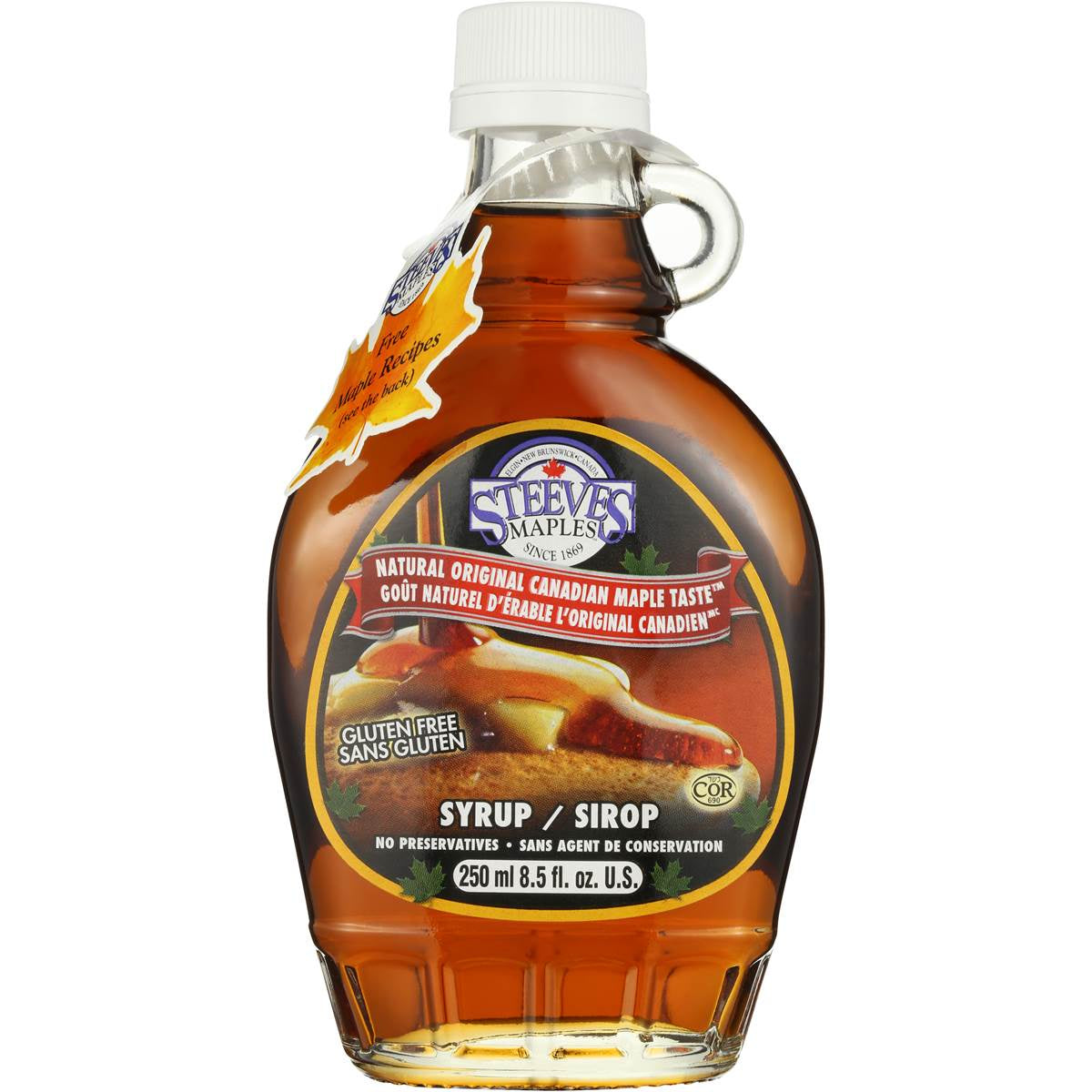 Steeves Natural Canadian Maple Syrup 250ml